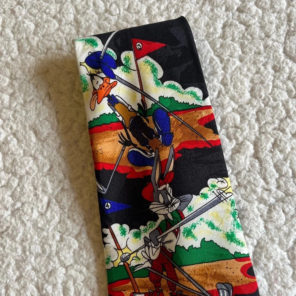 Vintage Looney Tunes golf tie, excellent condition - Picture 4 of 5
